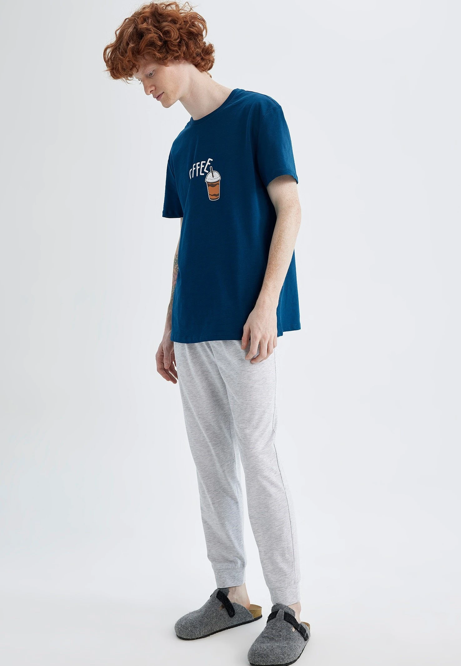 DeFacto Regular Fit- Pyjama - Navy 5 DeFacto Regular Fit- Pyjama - Navy - Afbeelding 3