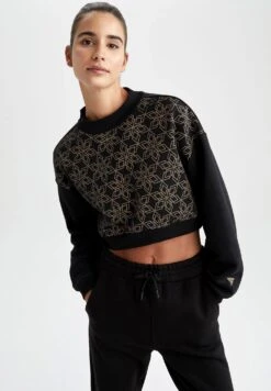 DeFacto Cover - Up- Sweater - Black