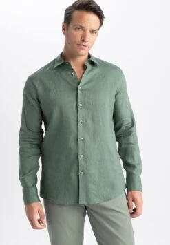 DeFacto Modern Fit- Overhemd - Green