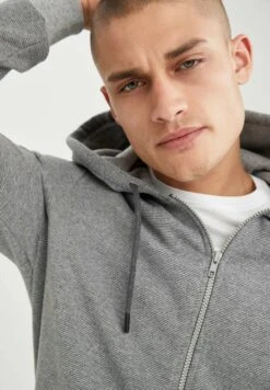 DeFacto Slim Fit - Sweater Met Rits - Grey 9 DeFacto Slim Fit - Sweater Met Rits - Grey -DeFacto 3d8ceb8c51c3453f804854f55fbe5fb1