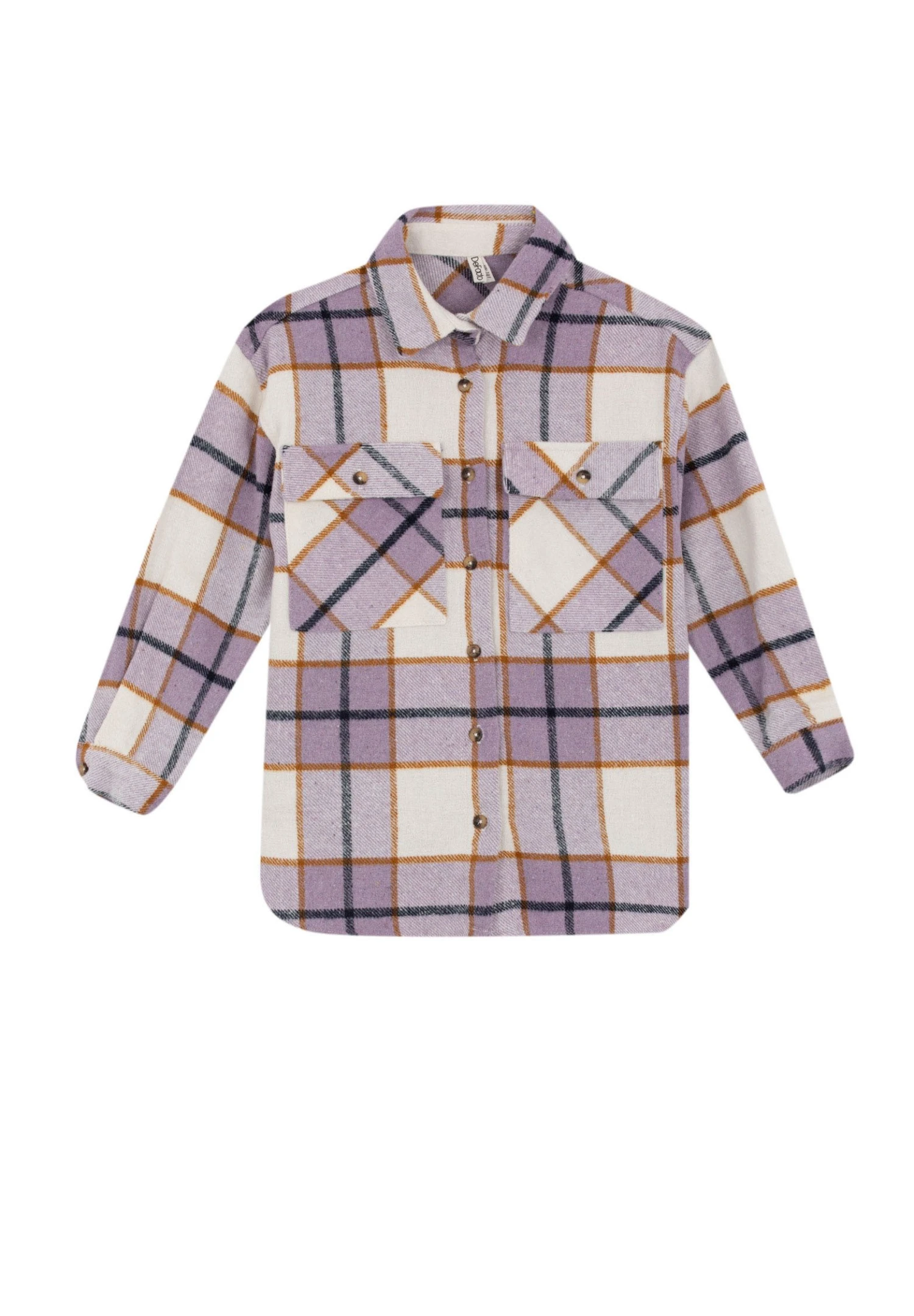 DeFacto Shacket - Overhemdblouse - Purple 3 DeFacto Shacket - Overhemdblouse - Purple