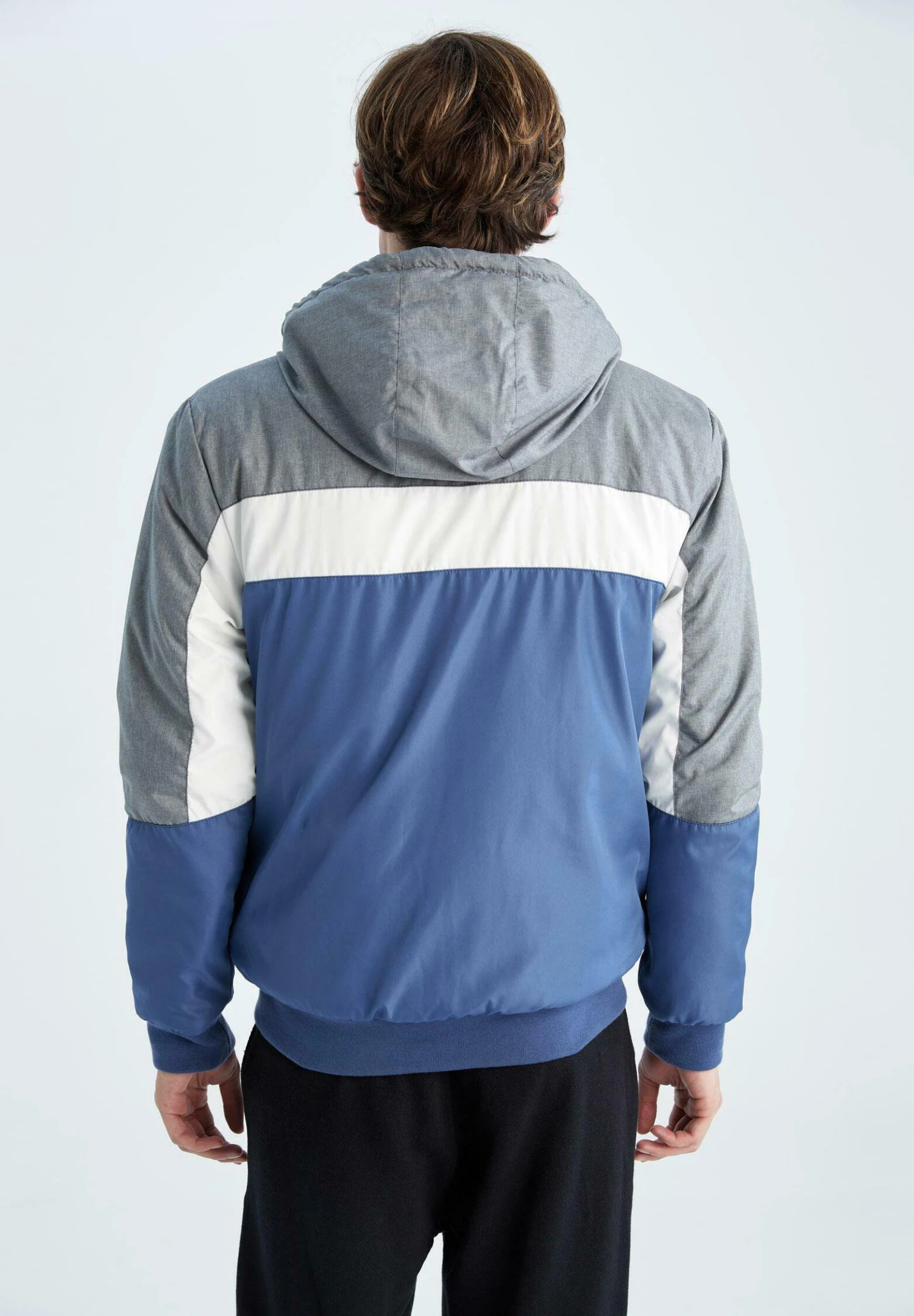 DeFacto Slim Fit - Winterjas - Grey 5 DeFacto Slim Fit - Winterjas - Grey - Afbeelding 3