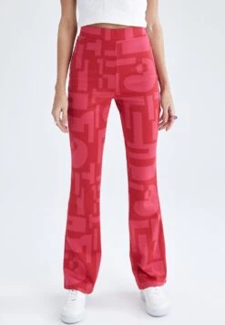 DeFacto Slim Fit - Broek - Pink