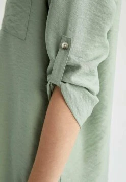 DeFacto Regular Fit - Overhemdblouse - Turquoise 11 DeFacto Regular Fit - Overhemdblouse - Turquoise -DeFacto 3fd409c3ee1f46a5a887daed37cc485a