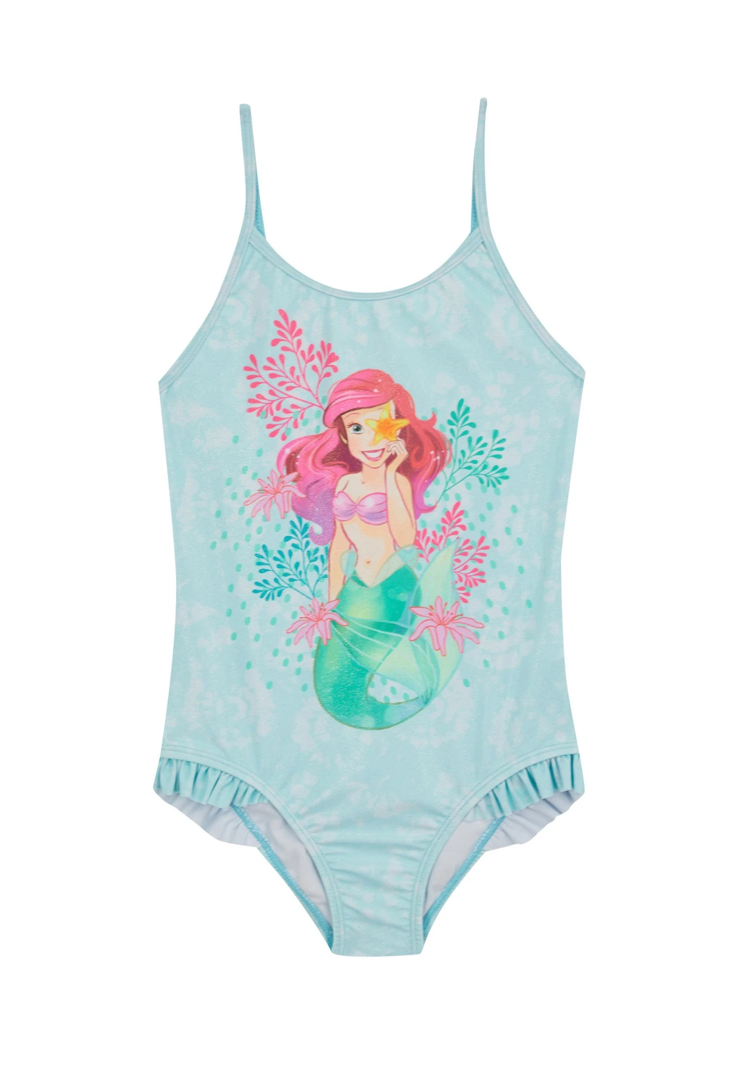 DeFacto Disney Princess Regular Fit One Piece- Badpak - Green 3 DeFacto Disney Princess Regular Fit One Piece- Badpak - Green