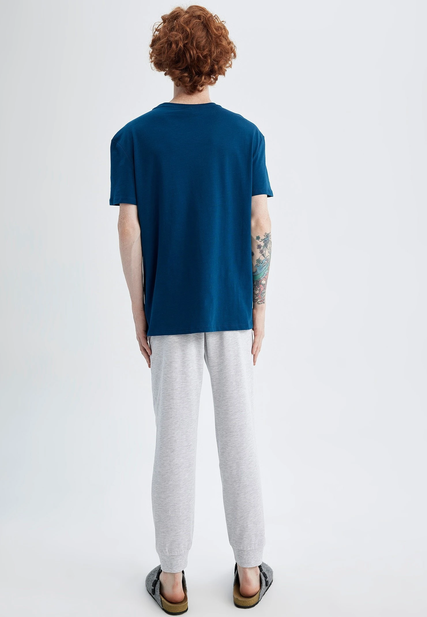 DeFacto Regular Fit- Pyjama - Navy 4 DeFacto Regular Fit- Pyjama - Navy - Afbeelding 2