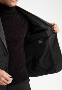 DeFacto Blazer - Anthracite 11 DeFacto Blazer - Anthracite -DeFacto 4091a55d311548eca661baed37eb11e4