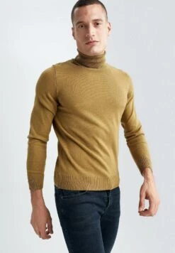 DeFacto Slim Fit- Trui - Khaki