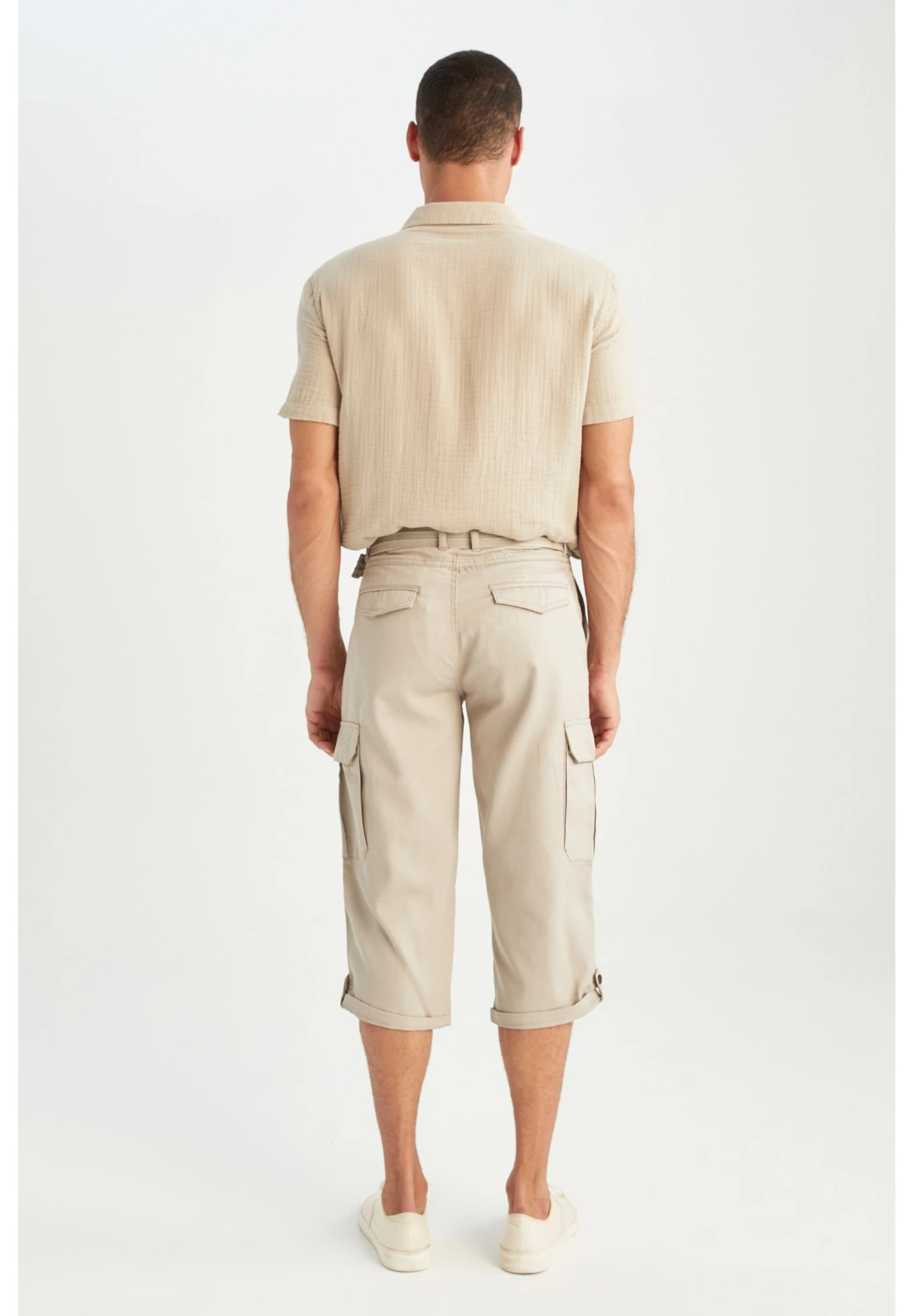 DeFacto Capri - Shorts - Beige 5 DeFacto Capri - Shorts - Beige - Afbeelding 3