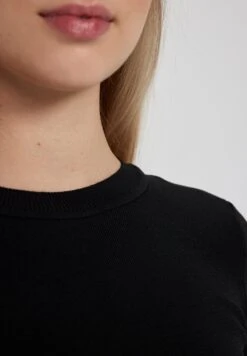 DeFacto Slim Fit- Trui - Black -DeFacto 4205dbbbaa98406593c8d48408ab5b78