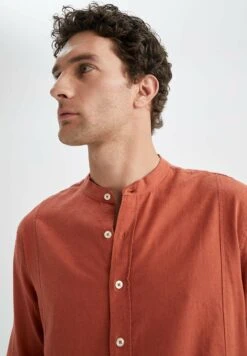DeFacto Modern Fit- Overhemd - Orange 9 DeFacto Modern Fit- Overhemd - Orange -DeFacto 42b067a5d1f548c59f4a37b68714878e