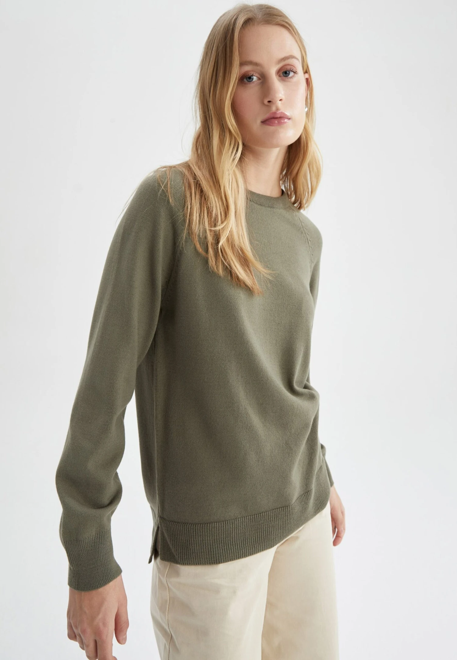 DeFacto Trui - Khaki 3 DeFacto Trui - Khaki