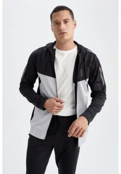 DeFacto Standart Fit- Sweater Met Rits - Black -DeFacto 435a78df67b449dabd9f5eab0ae3931e