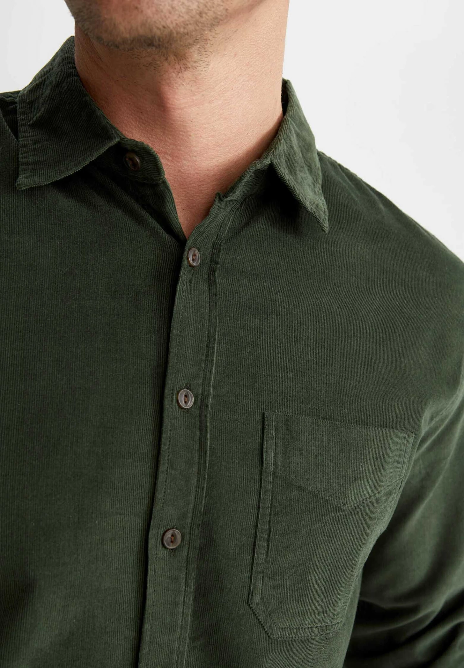 DeFacto Regular Fit- Lichte Jas - Green 6 DeFacto Regular Fit- Lichte Jas - Green - Afbeelding 4