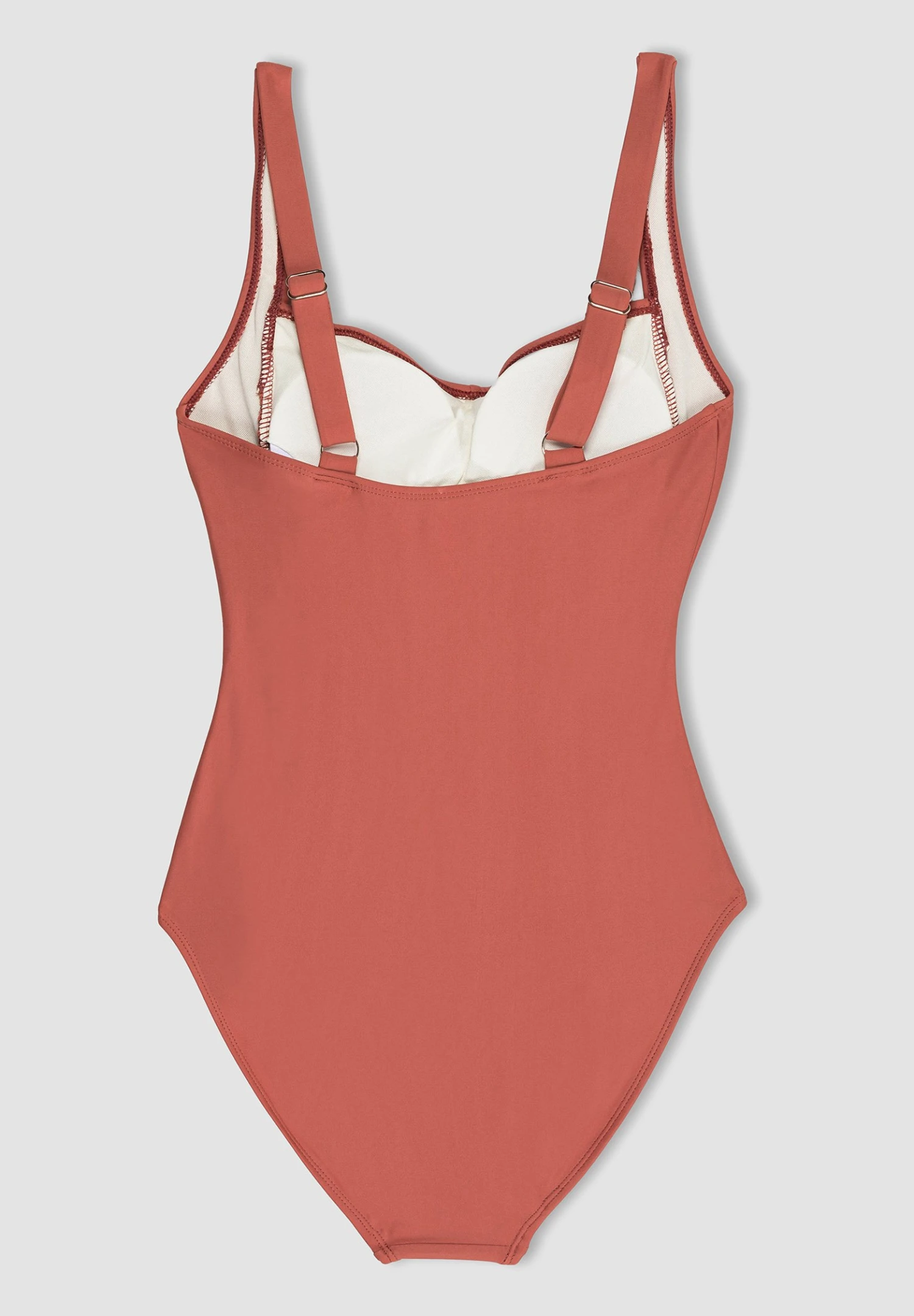 DeFacto Regular Fit - Badpak - Bordeaux 4 DeFacto Regular Fit - Badpak - Bordeaux - Afbeelding 2