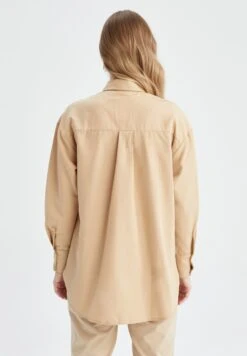DeFacto Relax Fit- Overhemdblouse - Beige 7 DeFacto Relax Fit- Overhemdblouse - Beige -DeFacto 4516e15e101b4a03b8c771d047af7497