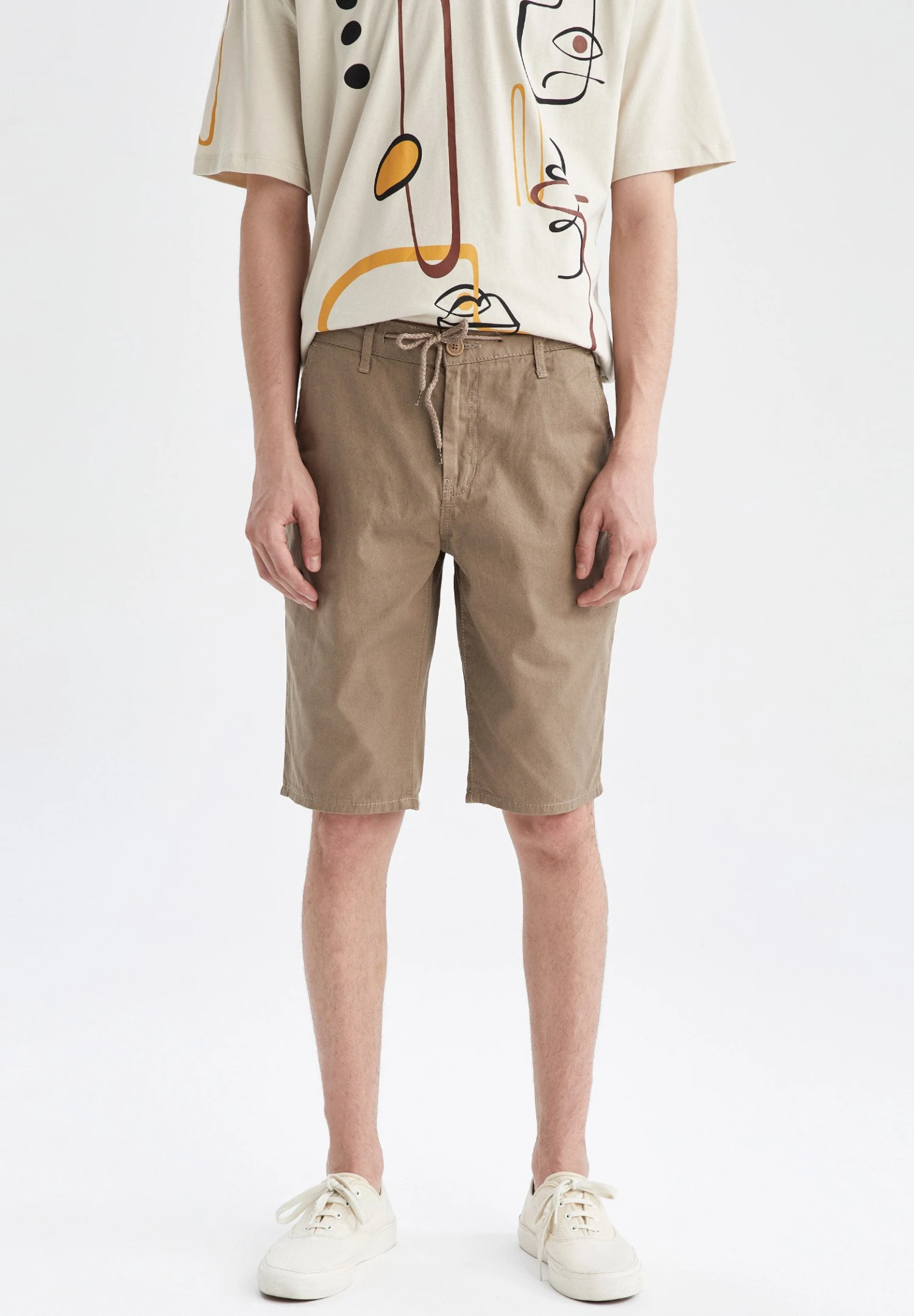 DeFacto Bermuda- Shorts - Brown 3 DeFacto Bermuda- Shorts - Brown
