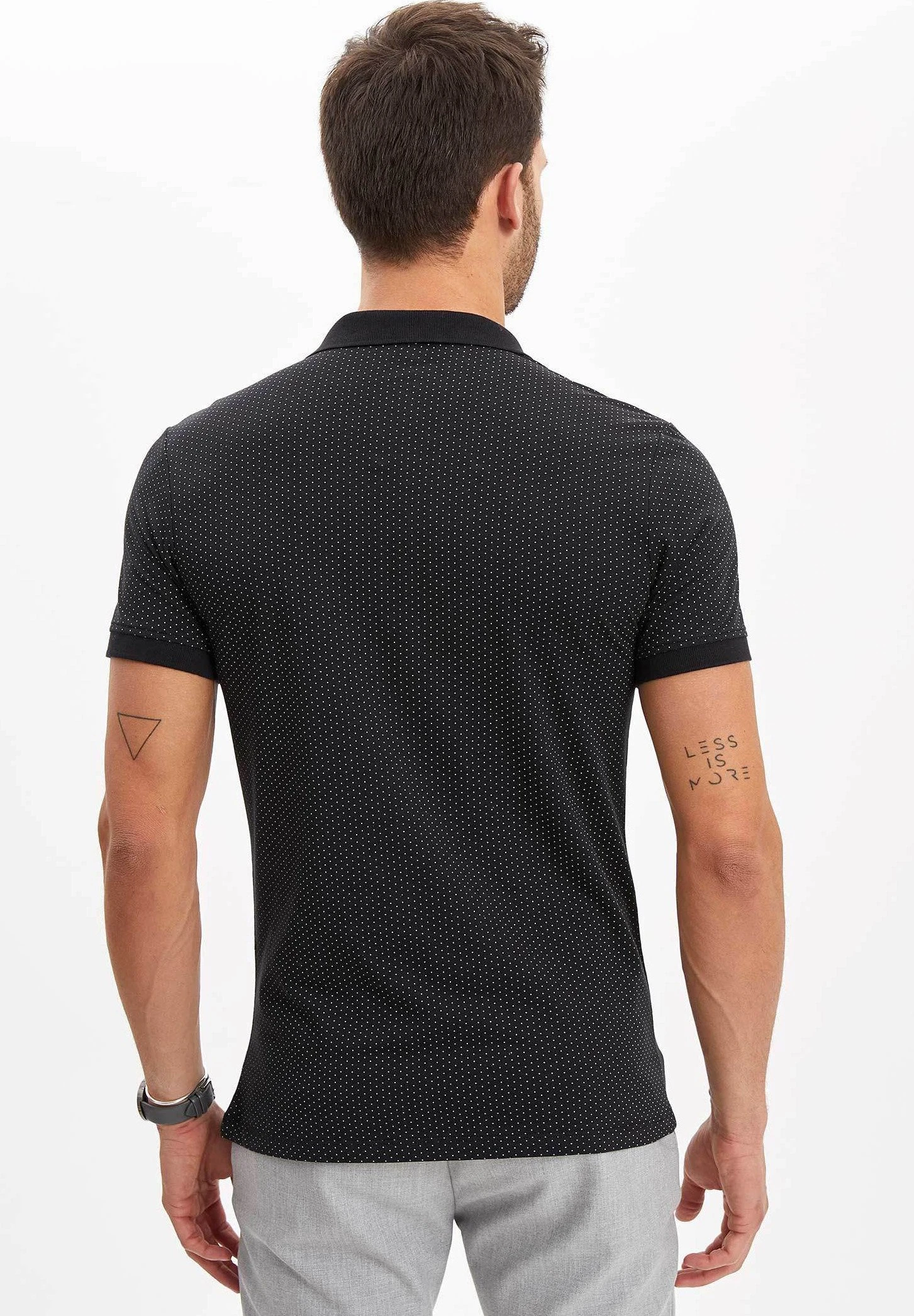 DeFacto Poloshirt - Black 5 DeFacto Poloshirt - Black - Afbeelding 3