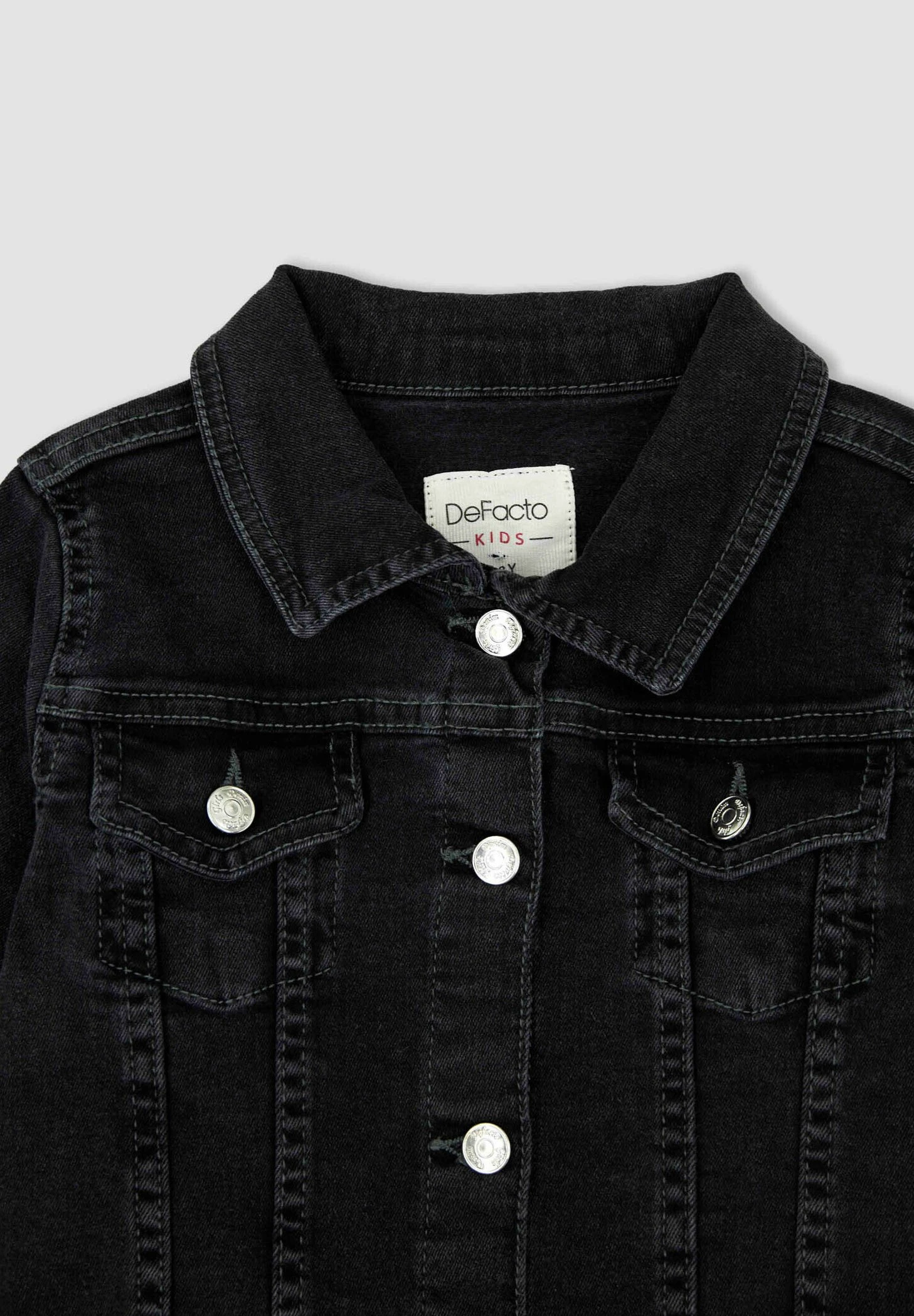 DeFacto Spijkerjas - Anthracite 7 DeFacto Spijkerjas - Anthracite - Afbeelding 5