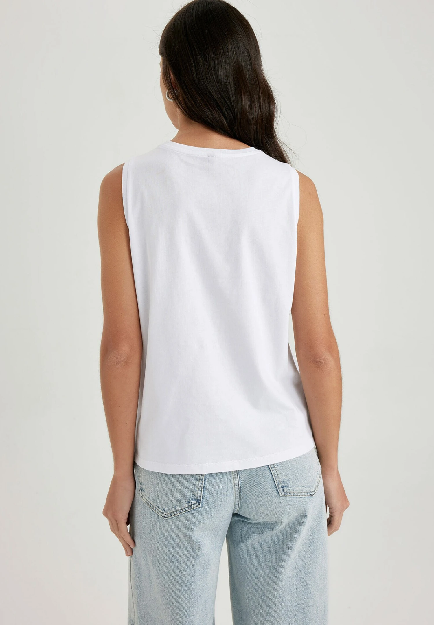 DeFacto Regular Fit- Top - White 5 DeFacto Regular Fit- Top - White - Afbeelding 3