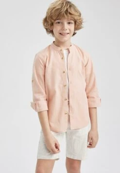 DeFacto Regular Fit - Overhemd - Orange -DeFacto 47adaab6fae04782aa73b2c5e55ddcf6