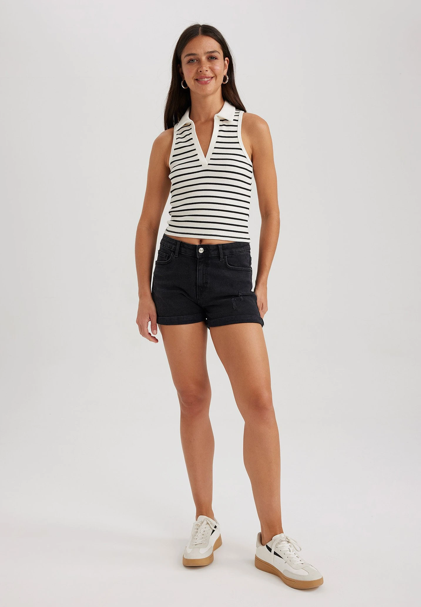 DeFacto Wanna- Jeansshort - Black 4 DeFacto Wanna- Jeansshort - Black - Afbeelding 2