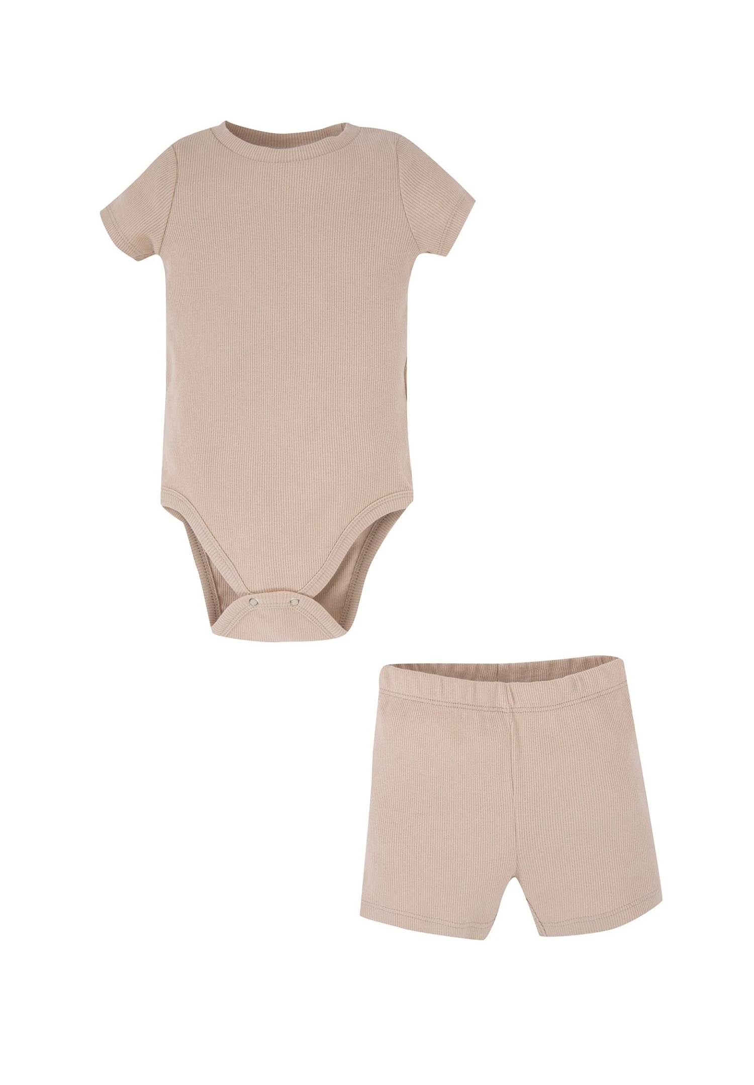 DeFacto Set Regular Fit - Body - Beige 3 DeFacto Set Regular Fit - Body - Beige