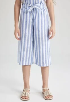 DeFacto Wide Leg - Shorts - Blue 7 DeFacto Wide Leg - Shorts - Blue -DeFacto 4834ff0518884eeca4beda1420f2d809