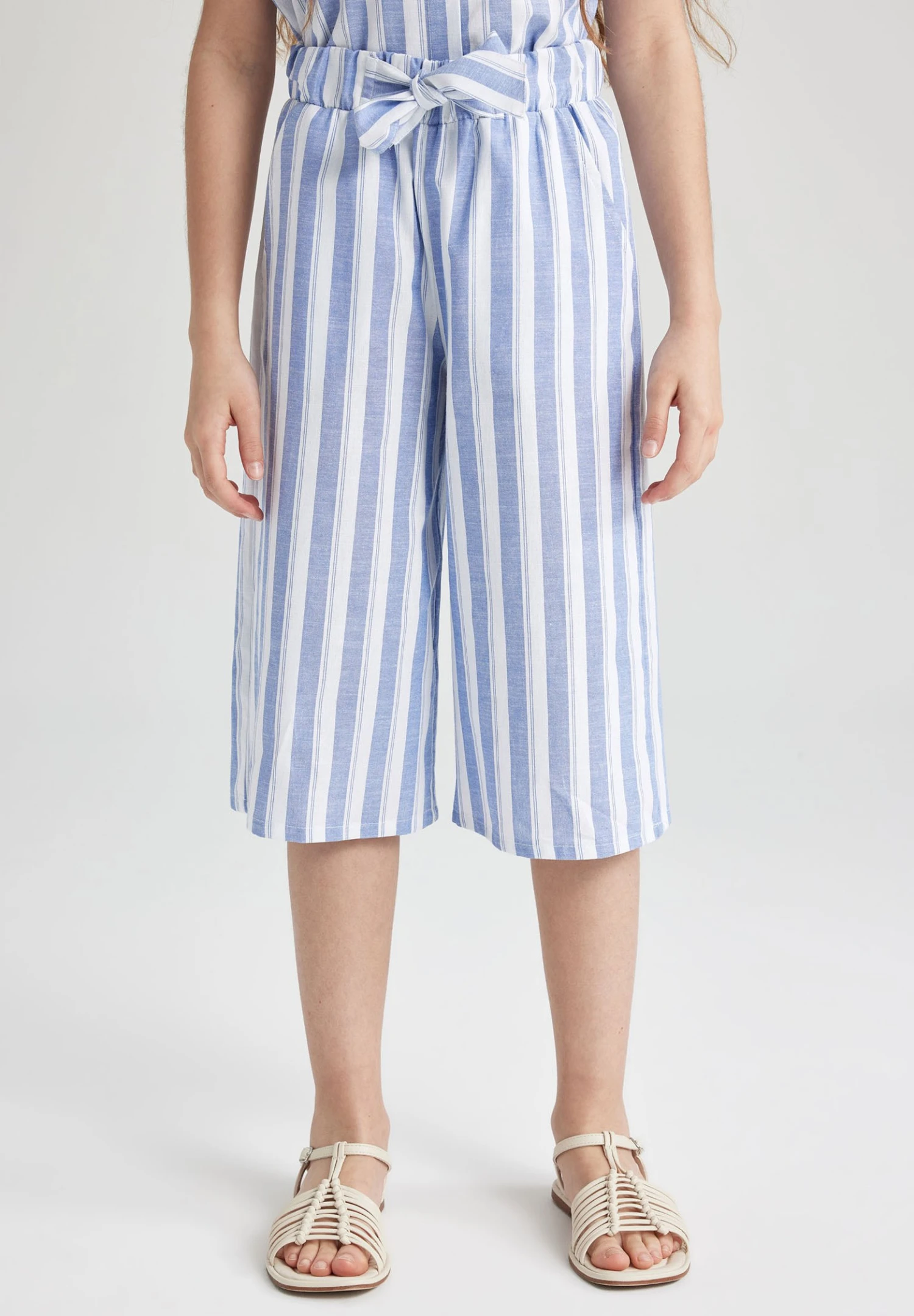 DeFacto Wide Leg - Shorts - Blue 4 DeFacto Wide Leg - Shorts - Blue - Afbeelding 2