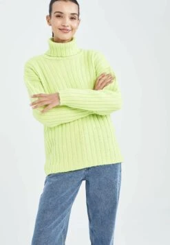 DeFacto Pullover - Trui - Green
