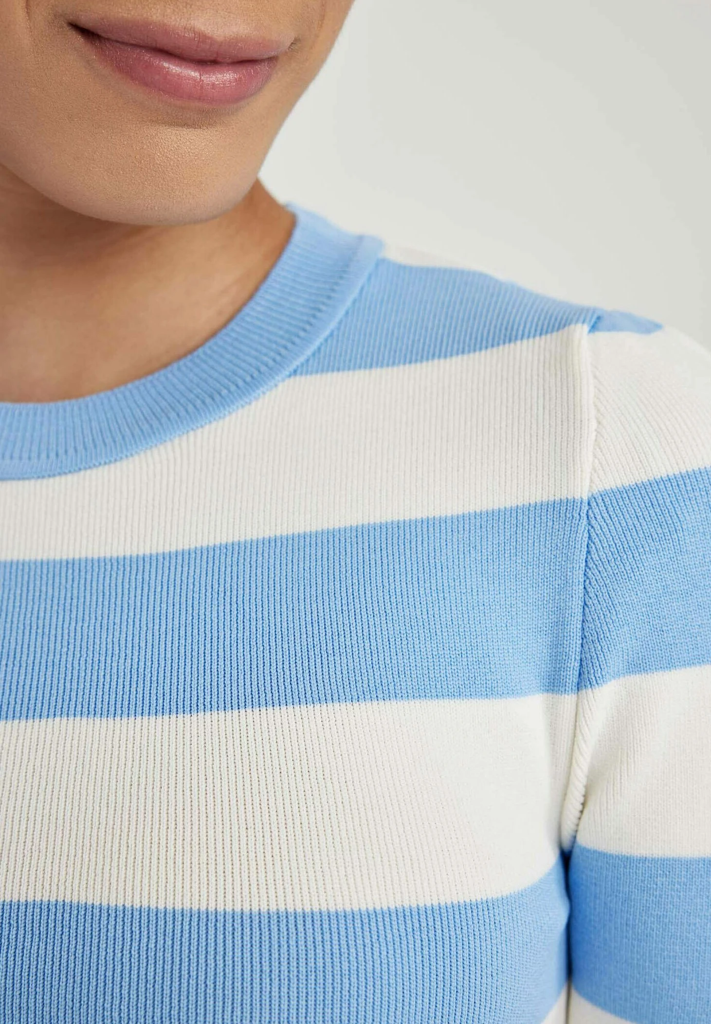 DeFacto Slim Fit - Trui - Blue 6 DeFacto Slim Fit - Trui - Blue - Afbeelding 4