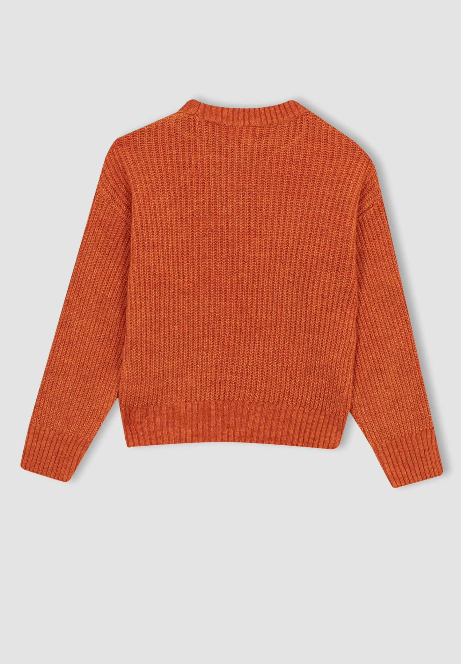 DeFacto Regular Fit - Trui - Orange 4 DeFacto Regular Fit - Trui - Orange - Afbeelding 2