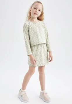 DeFacto Set - A-Lijn Rok - Turquoise