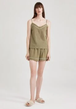 DeFacto Set Regular Fit - Pyjama - Khaki