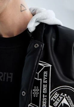 DeFacto Imitatieleren Jas - Black -DeFacto 4c51bad29896457b9f220a406e1ef8a8