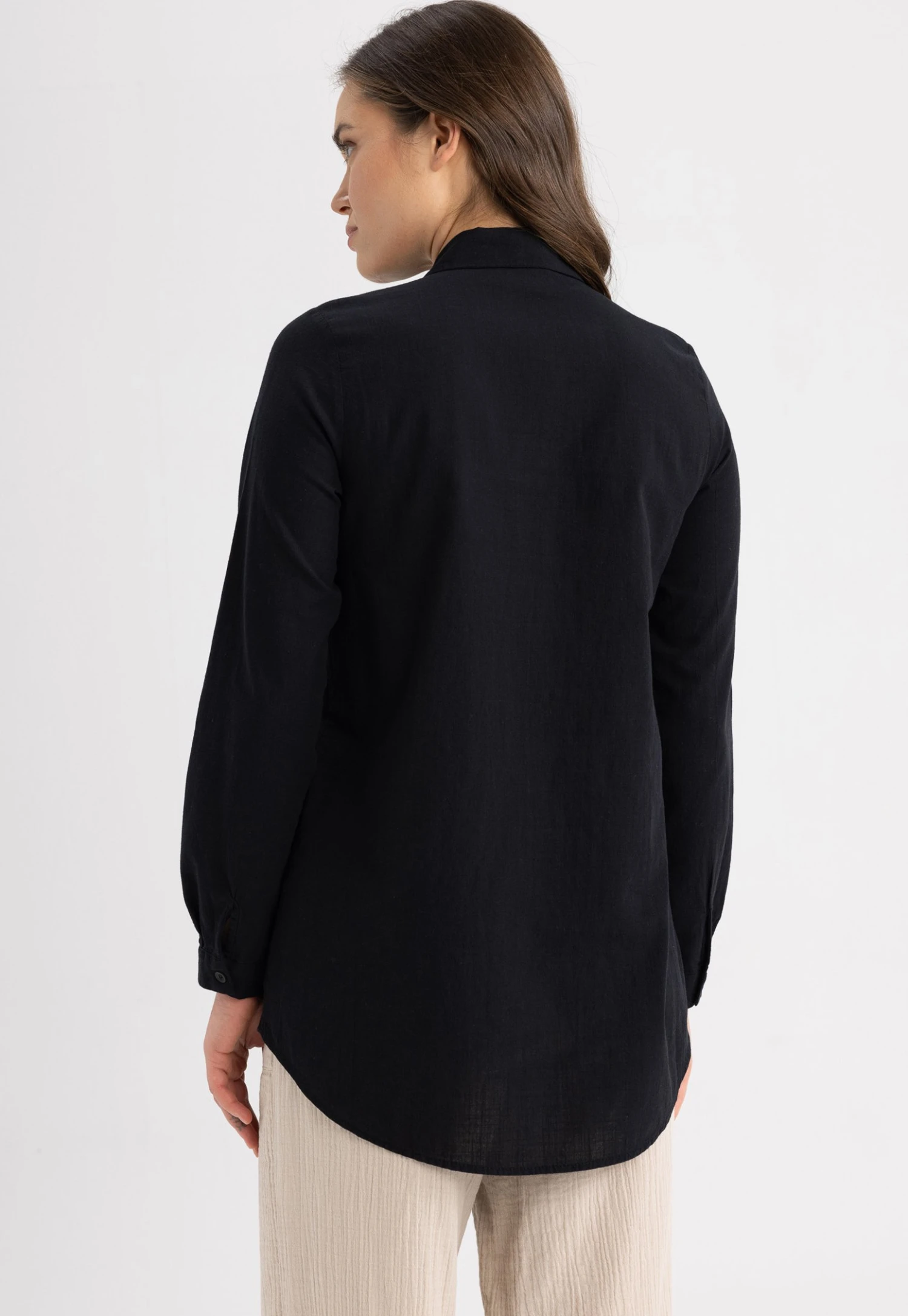 DeFacto Regular Fit - Overhemdblouse - Black 5 DeFacto Regular Fit - Overhemdblouse - Black - Afbeelding 3