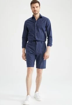 DeFacto Regular Fit - Shorts - Indigo 6 DeFacto Regular Fit - Shorts - Indigo -DeFacto 4d424157d7154f4986c7bd68b0f83815