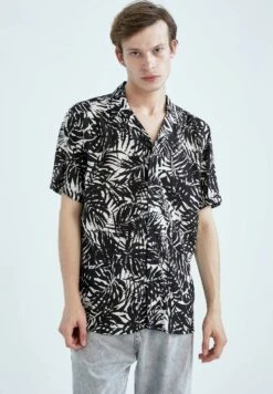 DeFacto Regular Fit - Overhemd - Black