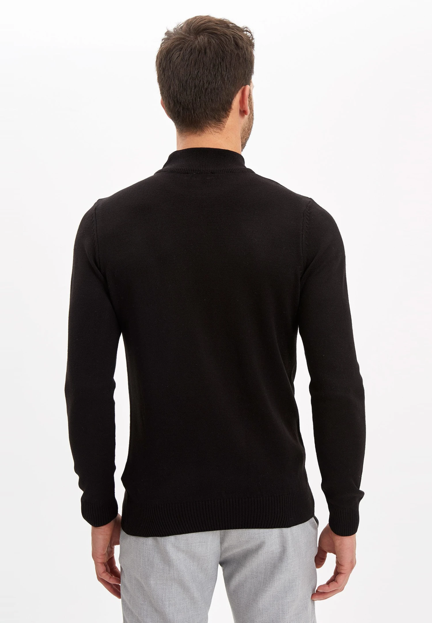 DeFacto Slim Fit - Trui - Black 5 DeFacto Slim Fit - Trui - Black - Afbeelding 3