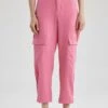 DeFacto Straight Fit - Cargobroek - Pink 2 DeFacto Straight Fit - Cargobroek - Pink -DeFacto 4e1c6bc3543d4f37b78a6dcd1819c8c6