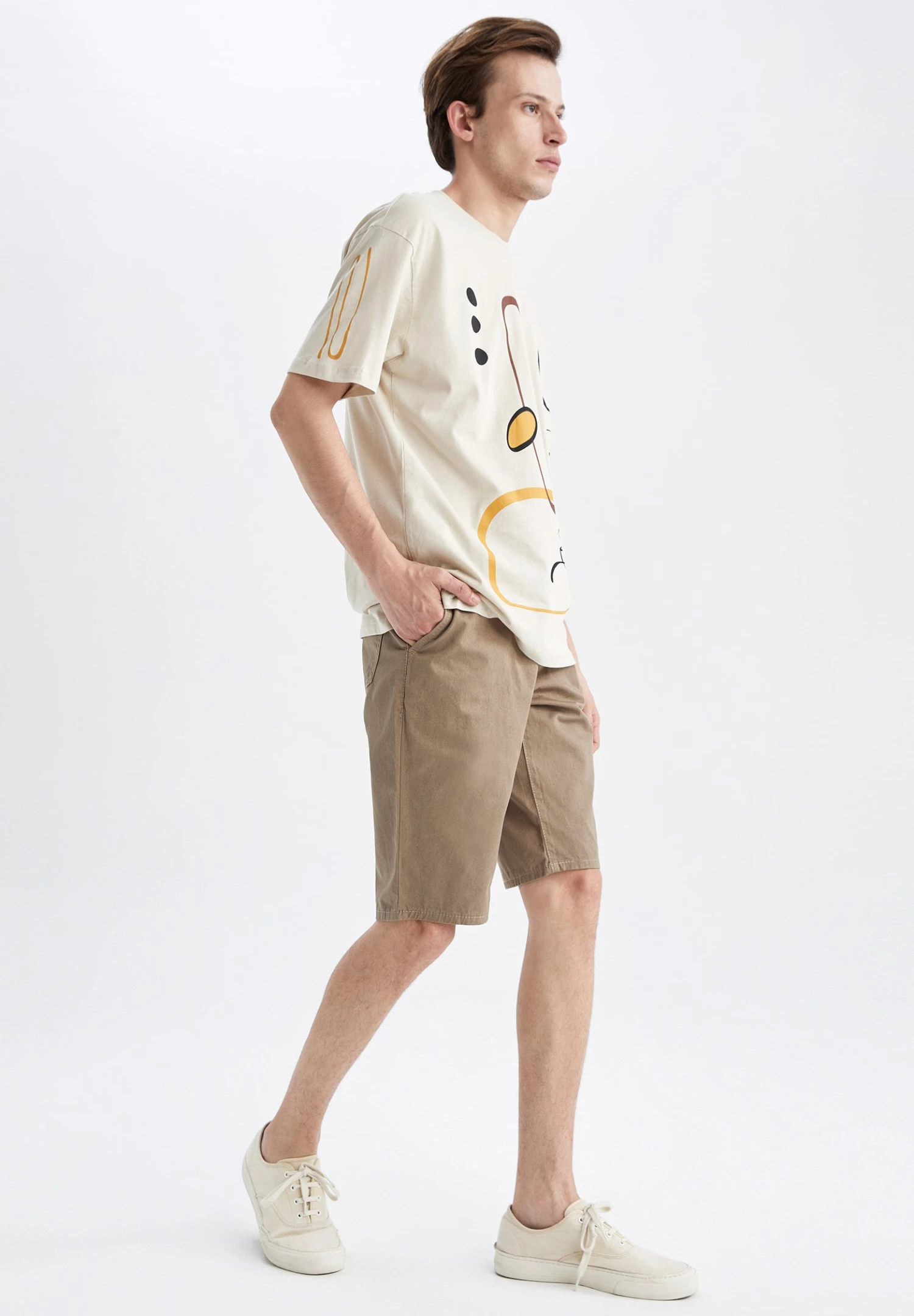 DeFacto Bermuda- Shorts - Brown 6 DeFacto Bermuda- Shorts - Brown - Afbeelding 4
