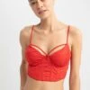 DeFacto Bustier - Red 2 DeFacto Bustier - Red -DeFacto 4e5ad457af254febb29beb530bfb1ff1