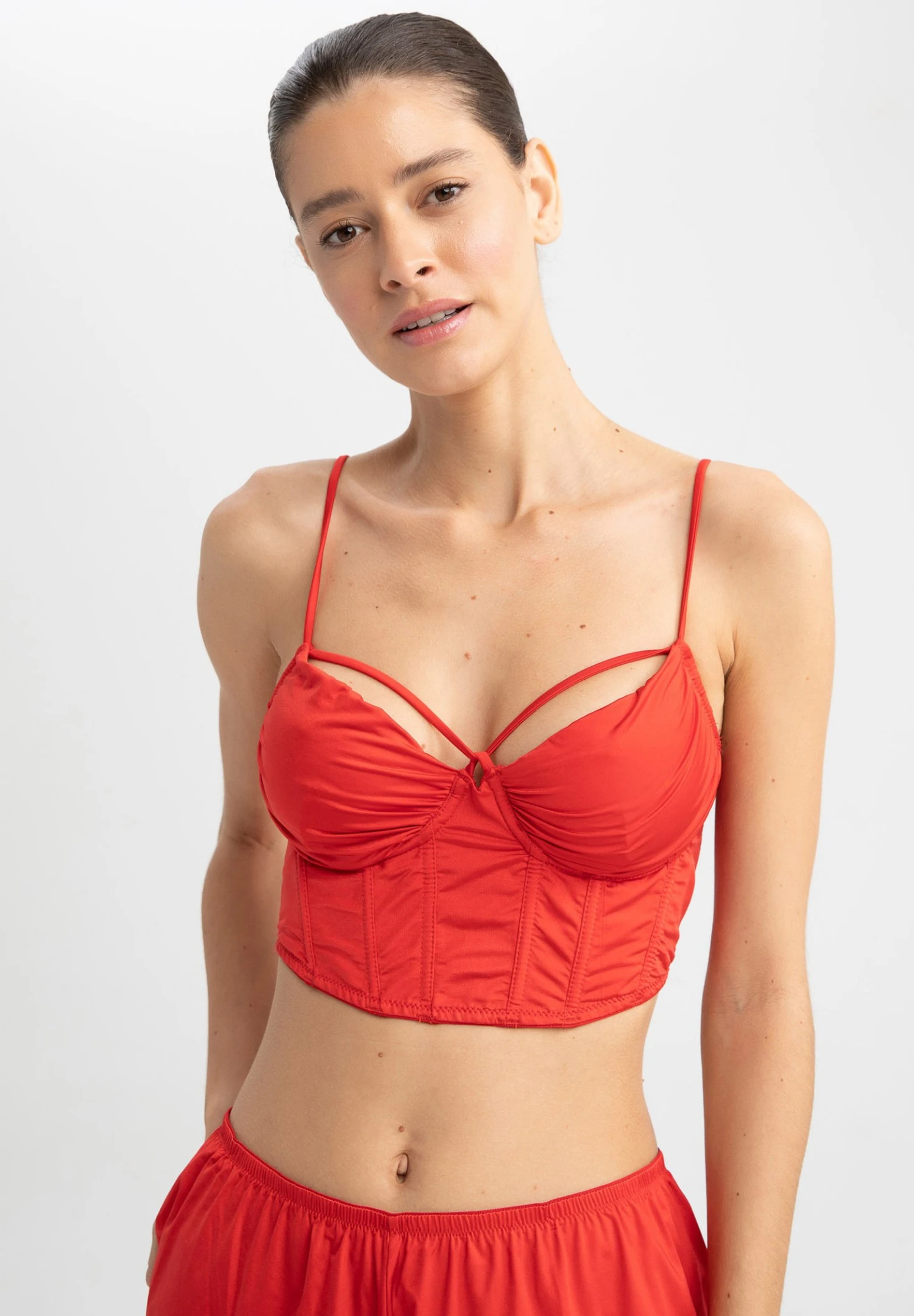 DeFacto Bustier - Red 3 DeFacto Bustier - Red