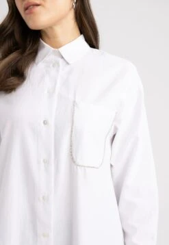DeFacto Regular Fit - Overhemdblouse - White -DeFacto 4faa5c3c270c4ab2ac0010b302477680