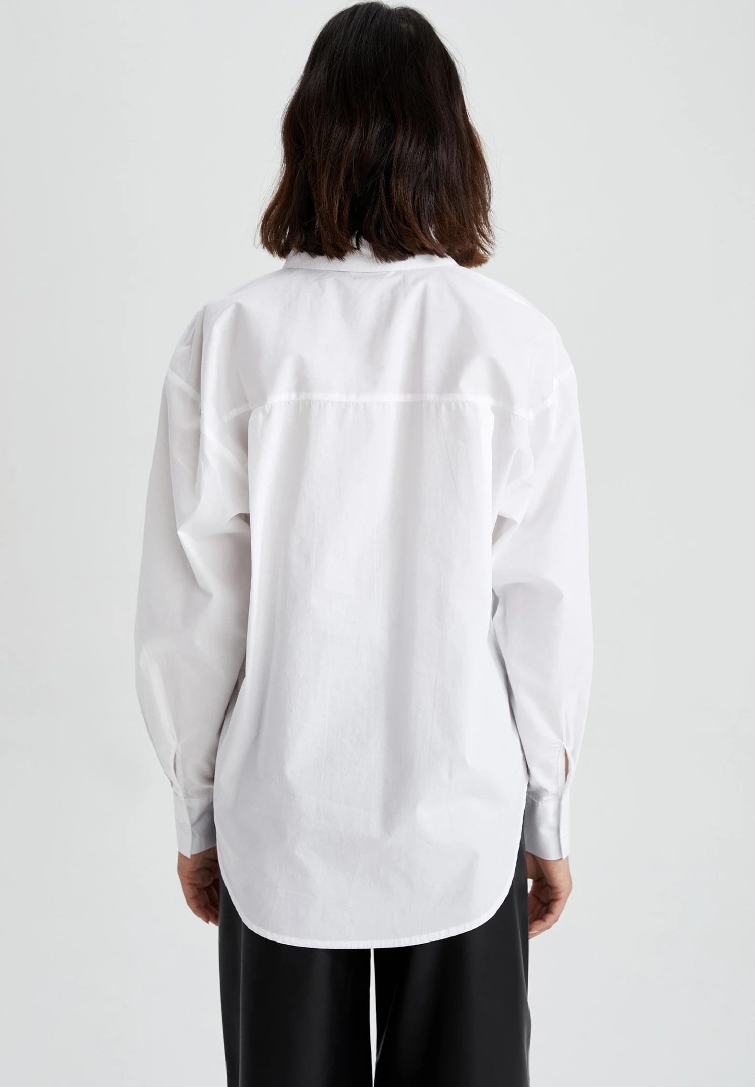 DeFacto Oversize Fit - Overhemdblouse - White 4 DeFacto Oversize Fit - Overhemdblouse - White - Afbeelding 2