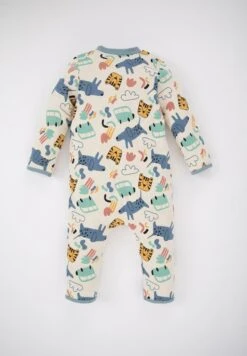 DeFacto Regular Fit - Jumpsuit - Ecru 7 DeFacto Regular Fit - Jumpsuit - Ecru -DeFacto 50138d2bd81044f98bba928ac82628f3