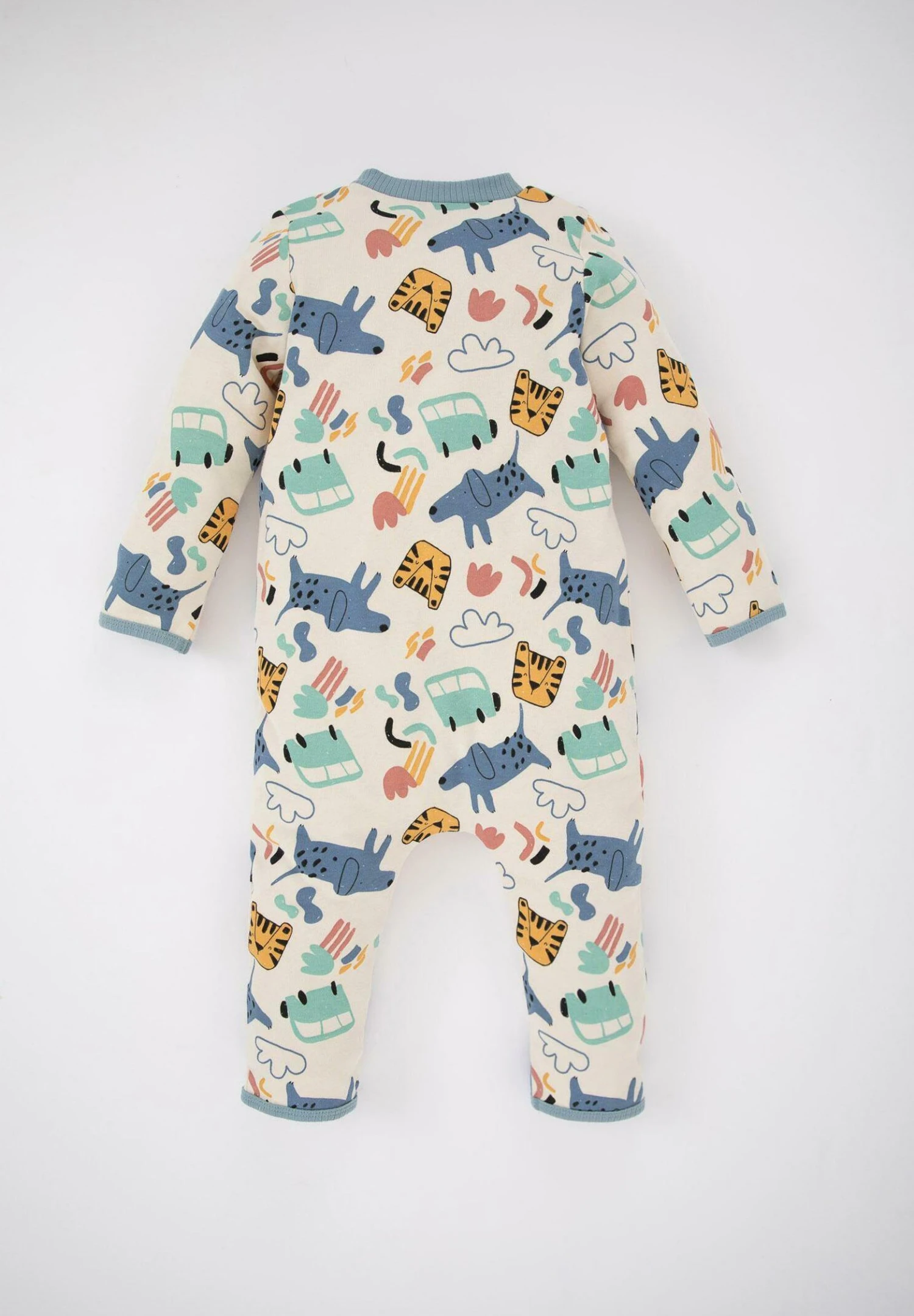 DeFacto Regular Fit - Jumpsuit - Ecru 4 DeFacto Regular Fit - Jumpsuit - Ecru - Afbeelding 2