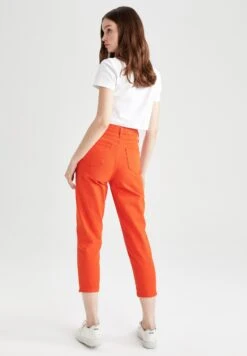 DeFacto Slim Fit Jeans - Orange -DeFacto 5093ad363acc4679b4410f53abfe5315