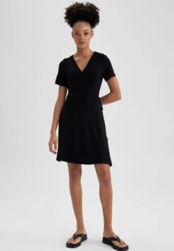 DeFacto Fit And Flare - Jurk - Black 7 DeFacto Fit And Flare - Jurk - Black -DeFacto 509a593b3c3c4060a7603b4fad2dc7dc