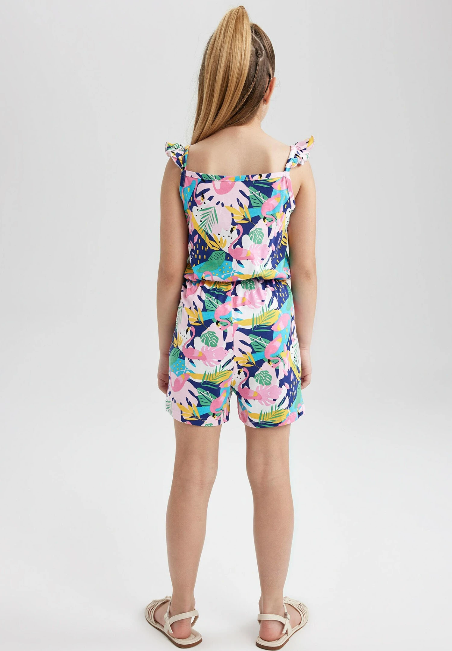 DeFacto Regular Fit- Jumpsuit - Pink 5 DeFacto Regular Fit- Jumpsuit - Pink - Afbeelding 3